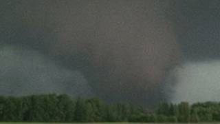 Storm Chasers Tornado Flattens 60 of Mapleton IA [upl. by Eeladnerb]