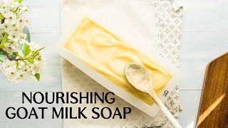 Cold Process Goat Milk Soap Recipe Simple  Beautiful 🌻 [upl. by Merlina]