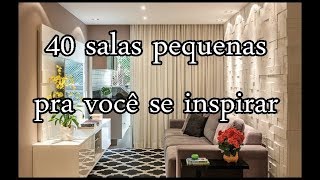 40 SALAS PEQUENAS PRA VOCÊ SE INSPIRAR [upl. by Llertnom578]