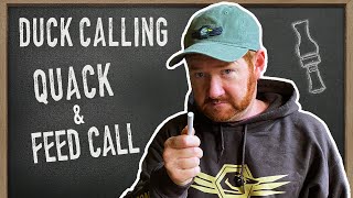 Duck Calling Instructional  How to Blow a Duck Call  Part 1 [upl. by Mesics]