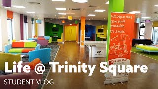 Northumbria University  Trinity Square room tour and more [upl. by Chainey231]