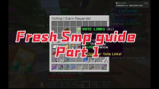 Minecraft Fresh Smp guide part 1 [upl. by Marylynne805]