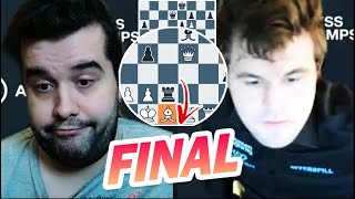 Magnus Carlsen Beats Ian Nepomniachtchi in the Final of Airthings Masters 2022 [upl. by Claudia730]