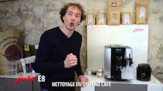 Jura E8  Nettoyage de votre machine [upl. by Aerdnac]