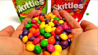 Skittles Candy Packs  Crazy Sours amp Fruits [upl. by Winsor]