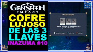 Cofre Lujoso 10  Encuentra las 3 Llaves en Tatarasuna Kannazuma  Genshin Impact [upl. by Ruhl]