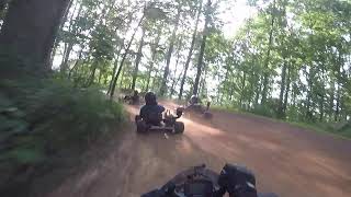 Go kart Racing in the woods [upl. by Shelton]