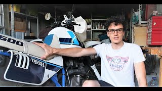 Fixing My New Bike Suzuki DR 600 Djebel 1987  StartUp [upl. by Wharton]