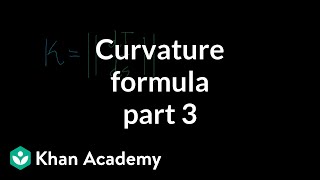 Curvature formula part 3 [upl. by Sapers]