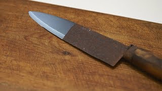 How To Restore a Rusty Knife [upl. by Cathe813]