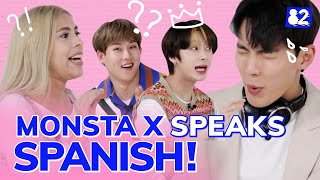 MONSTA X the legendary latino Kpop group I Telephone Game [upl. by Winni]