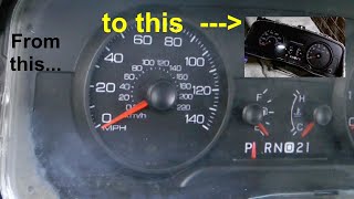 Ford Crown Vic amp P71P7B instrument cluster removal and restore [upl. by Eltsyrc]