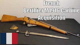 M1916 Berthier Carbine 8mm Lebel 1933 French Interwar Rifle amp 1892 Bayonet  Mle M16 [upl. by Netsrik]