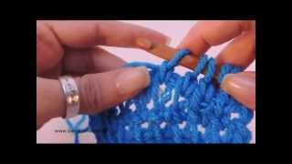 Tunisian Crochet Extended Stitch [upl. by Lorrad]