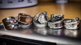 Everything You Need to Know to Make Spoon Rings Like A Pro [upl. by Nolitta657]