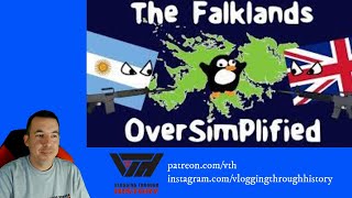 A Historian Reacts  THE FALKLANDS  Oversimplified [upl. by Fennelly]