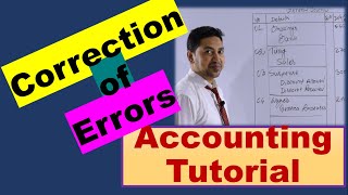 How to prepare general journal for correction of errors Correction of errors tutorial for beginners [upl. by Anabella532]