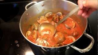 Italian Linguini With Red Clam Sauce [upl. by Abdel]