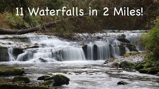 Sweet Creek Falls Hike 11 Waterfalls in 2 Miles Mapleton Oregon [upl. by Eniron]