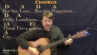 Bye Bye Love Everly Brothers Guitar Cover Lesson with ChordsLyrics  Munson [upl. by Alesiram]