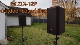 EV ZLX12P  Outdoor Sound Test [upl. by Assetal199]