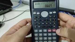 Configurações básicas da calculadora CASIO fx82MS [upl. by Ened]