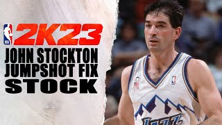 John Stockton Jumpshot Fix NBA2K23 [upl. by Aretahs565]