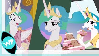 Top 10 Princess Celestia Moments in MLP [upl. by Aidile529]