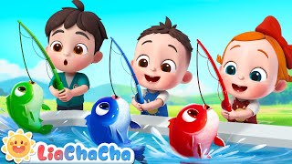 12345 Once I Caught a Fish Alive  Number Song  Kids Songs amp Nursery Rhymes  LiaChaCha [upl. by Rice]