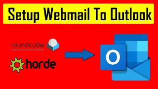 How to setup webmail to outlook [upl. by Ahsinit]