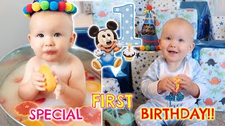 A SPECIAL 1st BIRTHDAY  OPENING PRESENTS [upl. by Hogarth]