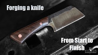 How to forge a knife  From start to finish [upl. by Nylrehs]