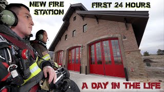 First 24 Hours in a New Fire Station  A Day in the Life [upl. by Nylyrehc]