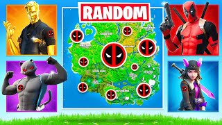 RANDOM BOSS Deadpool CHALLENGE Fortnite Arena [upl. by Alvinia]