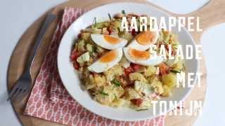 Lekker en Simpel recepten Aardappelsalade met tonijn [upl. by Eetnuahs]