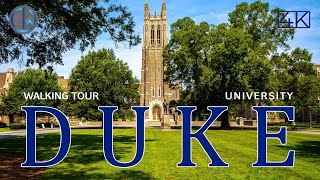 Duke University Campus 4K Walking Tour Durham NC 2021 [upl. by Chenee]