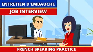 Entretien dEmbauche Francais  Job Interview Dialogue in French [upl. by Onairot]