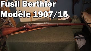 Fusil Berthier Modèle 190715 – Le « Successeur » du Lebel [upl. by Yeclehc]