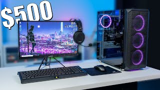 500 FULL PC Gaming Setup Guide With Upgrade Options [upl. by Halladba]