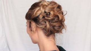 Chignon facile à partir de 6 couettes ✨ Marion Blush [upl. by Etnelav]