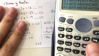 Cómo RESOLVER ECUACIONES con tu CALCULADORA CASIO [upl. by Yelats]