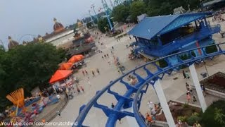 Corkscrew Front Row HD POV Cedar Point [upl. by Nuhsar]