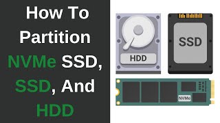 How To Partition Your SSD m2 NVMe SSD And HDD In Windows 10 [upl. by Asilam]