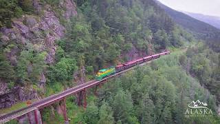 White Pass Railroad Summit Excursion  Skagway Alaska [upl. by Cobbie595]