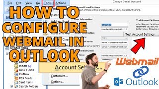 How to configure Webmail with Outlook Easy method ☑️ [upl. by Aiuqes526]