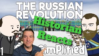 The Russian Revolution Part 1  Oversimplified  Historian Reaction [upl. by Anette]