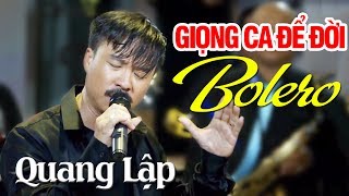 QUANG LẬP BOLERO  Chiều Sân Ga  Nhạc Vàng Bolero Xưa Hay Tê Tái Giọng Ca Để Đời [upl. by Atnicaj]