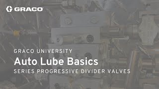 Auto Lube Basics Series Progressive Divider Valves [upl. by Nirrat650]