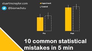 Ten Statistical Mistakes in 5 Min [upl. by Bradan]