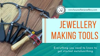 Jewelry Making Tools You ABSOLUTELY NEED To Start Metalsmithing  Metalsmith Academy [upl. by Anirda]